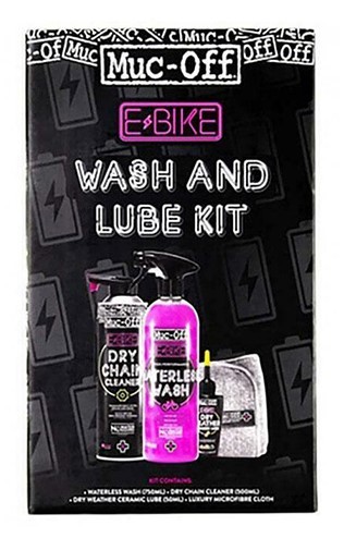 KIT MUC-OFF E-BIKE LIMPIA Y LUBRICA