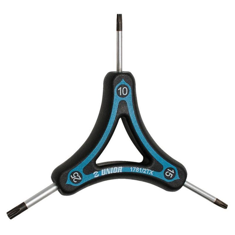 LLAVE UNIOR 3 PUNTAS TORX T10-T15-T25