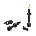 VALVULA TUBELESS RIDEMAX ALUM. 50mm NEGRO