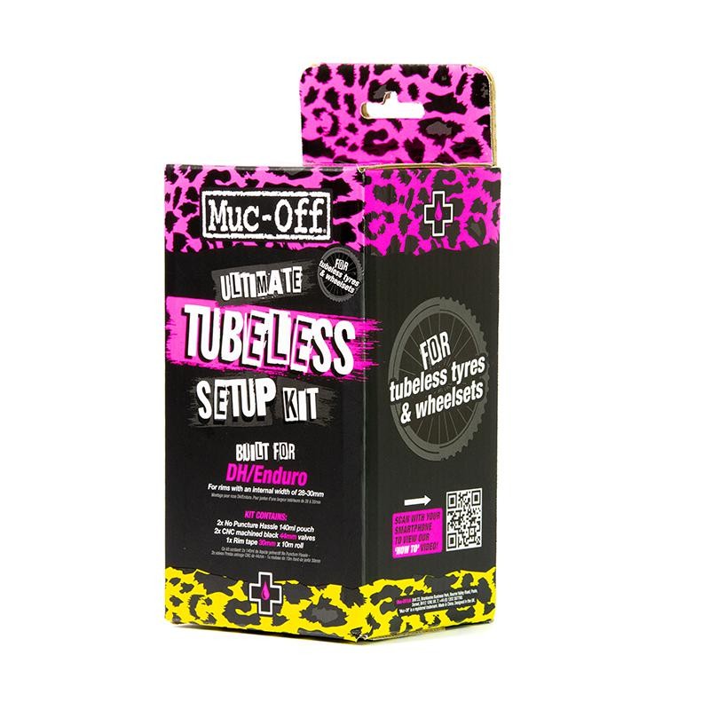 KIT REPARACION TUBELESS MUC-OFF DH/TRAIL/ENDURO