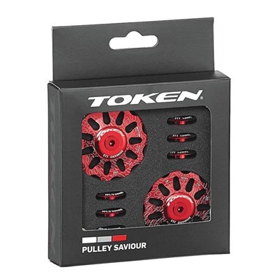 Set de roldanas TOKEN 'All in 1' rojo, diferentes