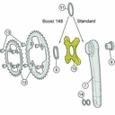 ARAÑA FSA SL-K MTB 2V BCD98/68