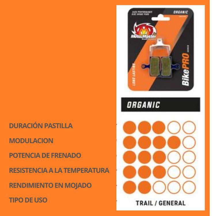 PASTILLAS MOTO-MASTER ORG. SHIMANO XTR / ULTEGRA