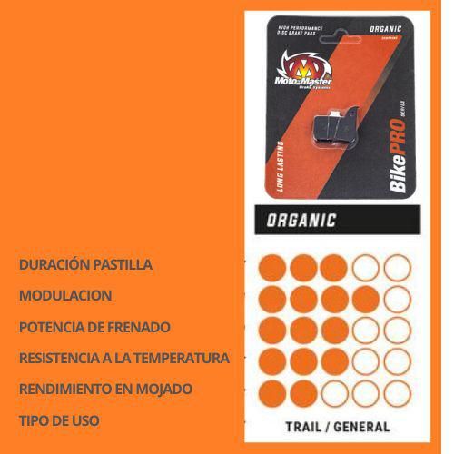 PASTILLAS MOTO-MASTER ORG. SRAM RED, FORCE, APEX