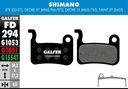 PASTILLAS GALFER SHIMANO FD294 STANDARD