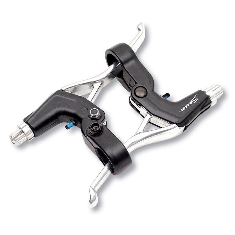 MANETAS SACCON V-BRAKE PLATA