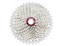 CASSETTE SUNRACE 10V 11-42 PLATA