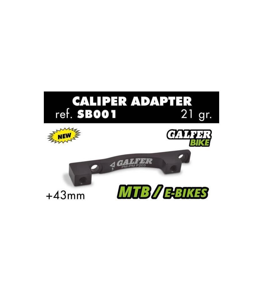 ADAPTADOR FRENO GALFER POSTMOUNT +43mm SB001