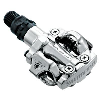 PEDALES SHIMANO M520 SPD PLATA