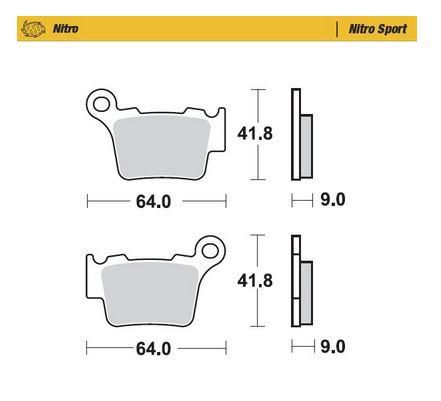 PASTILLAS MOTO-MASTER NITRO SPORT 094422