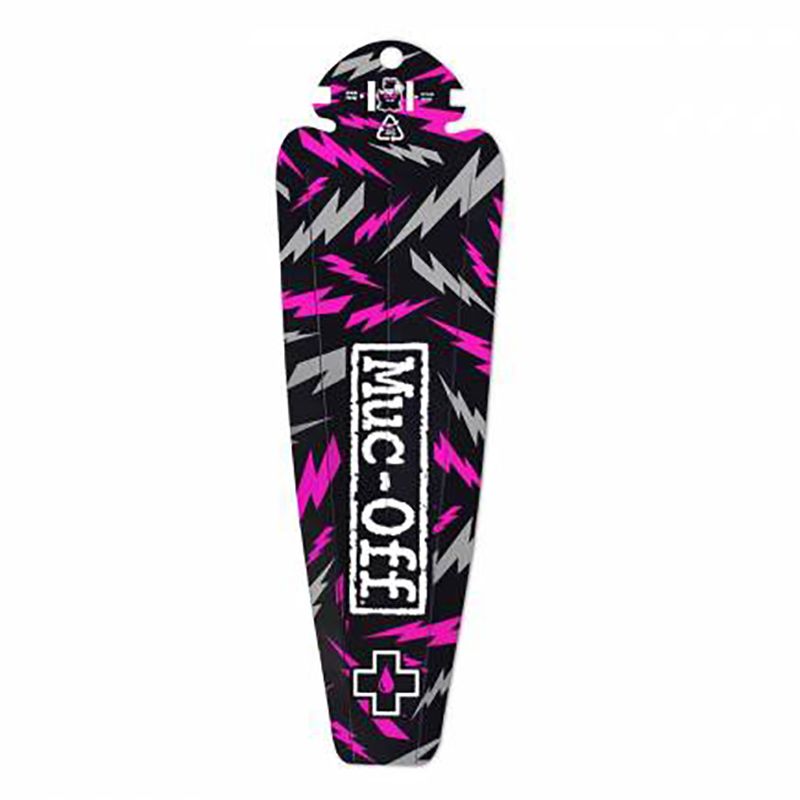 GUARDABARROS MUC-OFF BOLT TRAS. 26/29 ROSA/NG/GRIS