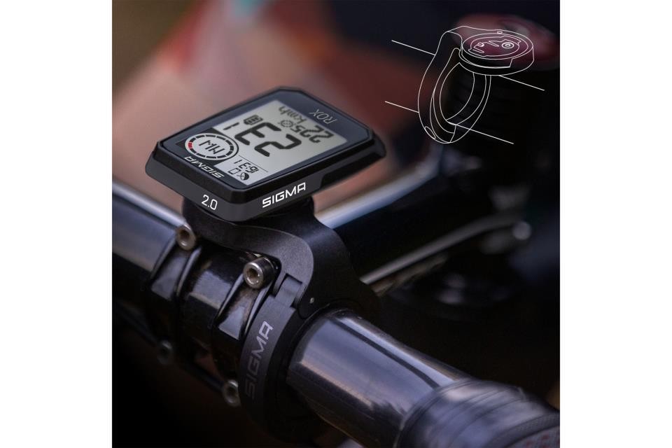 GPS SIGMA ROX 2.0 NEGRO + TOP MOUNT SET