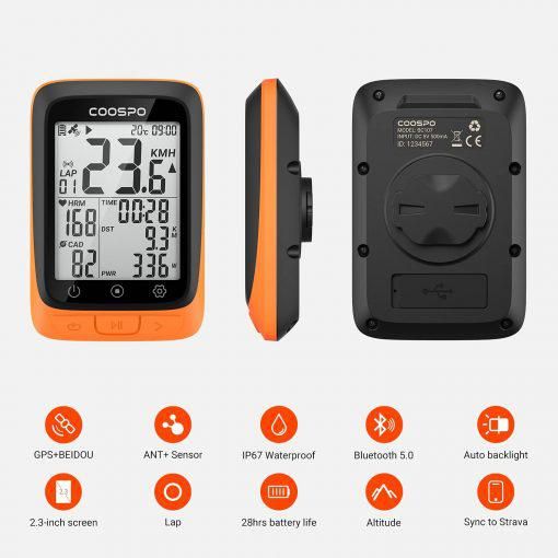 GPS COOSPO BC107 NARANJA