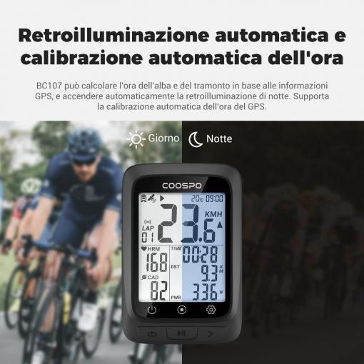 GPS COOSPO BC107 NEGRO