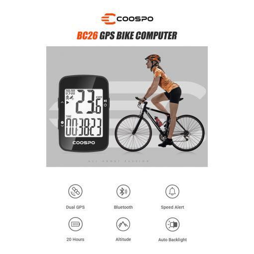 GPS COOSPO BC26 NEGRO
