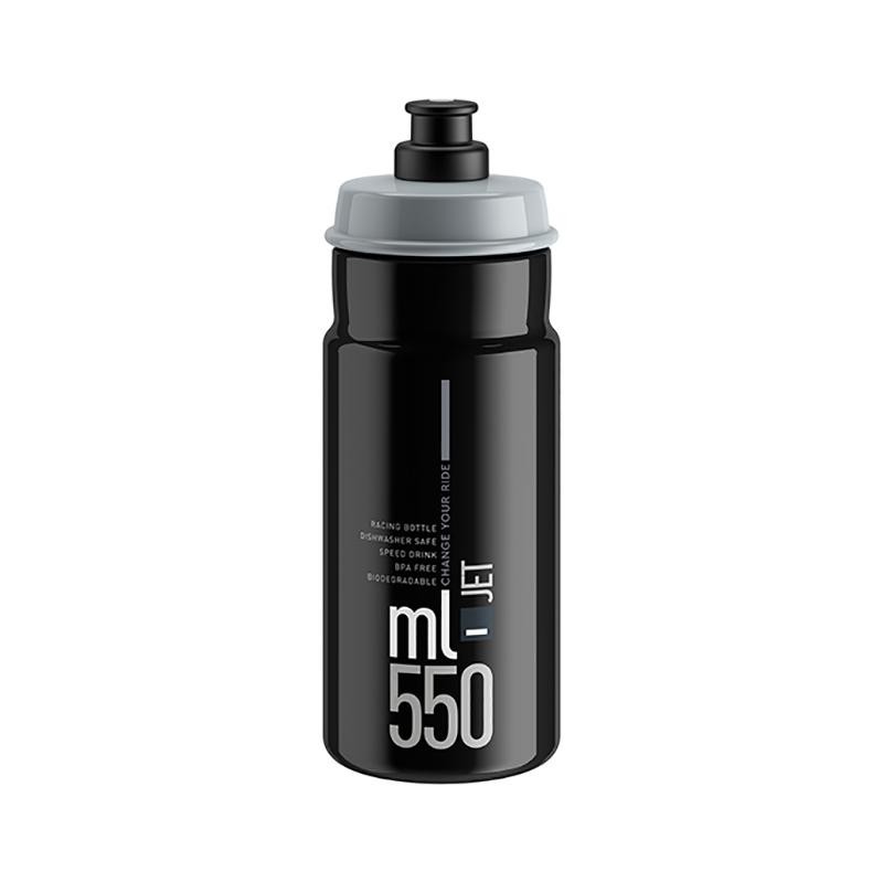 BIDON ELITE JET 550ml NEGRO
