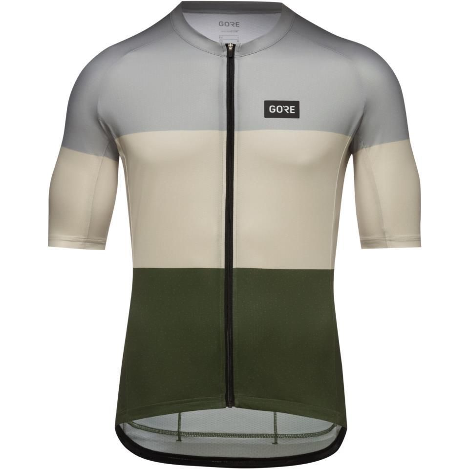 MAILLOT GORE SPIRIT STRIPES GREY/BEIGE