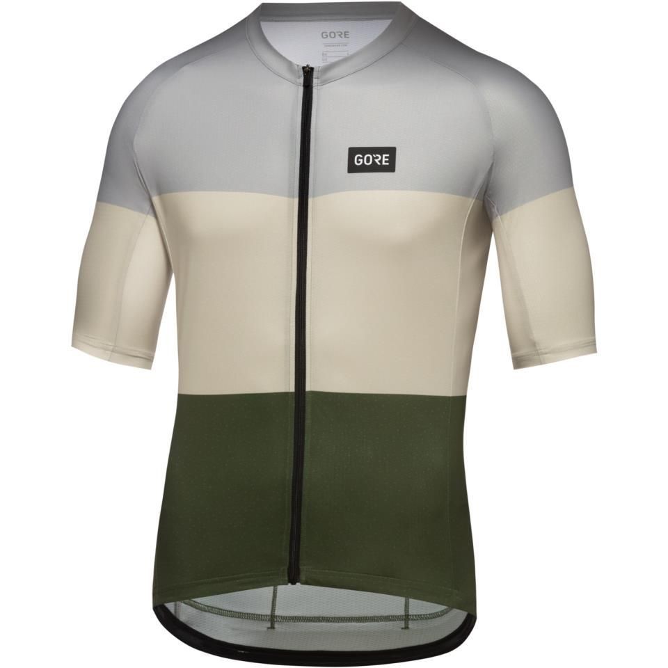 MAILLOT GORE SPIRIT STRIPES GREY/BEIGE