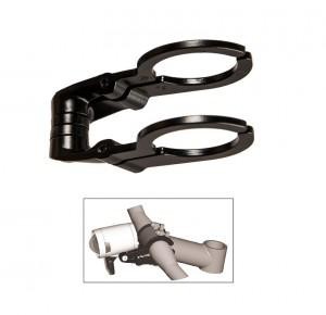 [2021315100] SOPORTE FARO HERRMANS DUAL NEGRO 31,8
