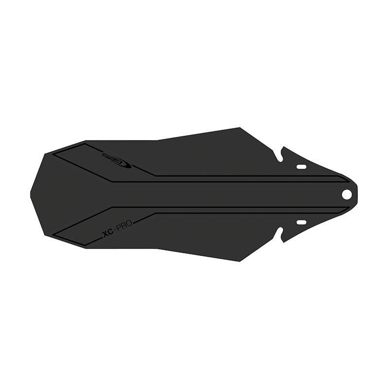 [P121X10] GUARDABARROS TRASERO GES XC-PRO NEGRO