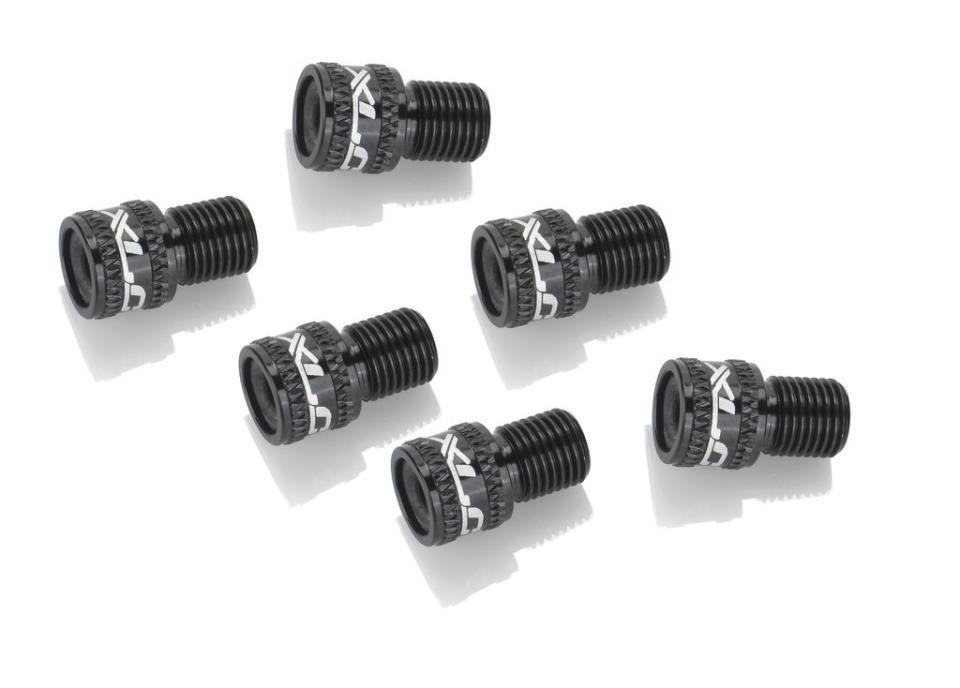 ADAPTADOR VALVULA XLC ALUM. NEGRO