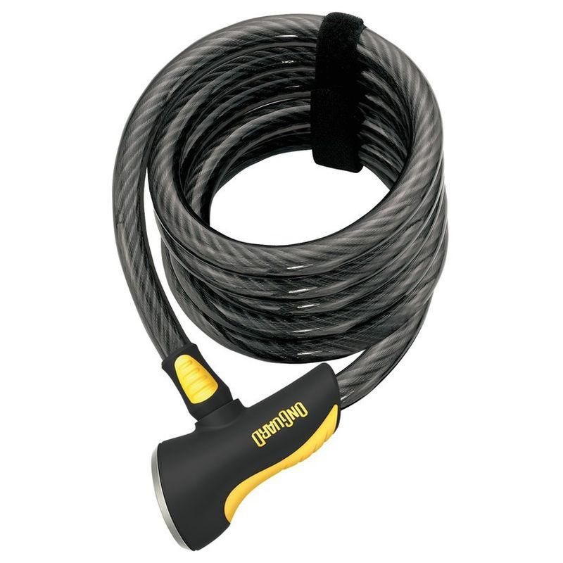 CANDADO ESPIRAL ONGUARD DOBERMAN LLAVE 185cmX12mm