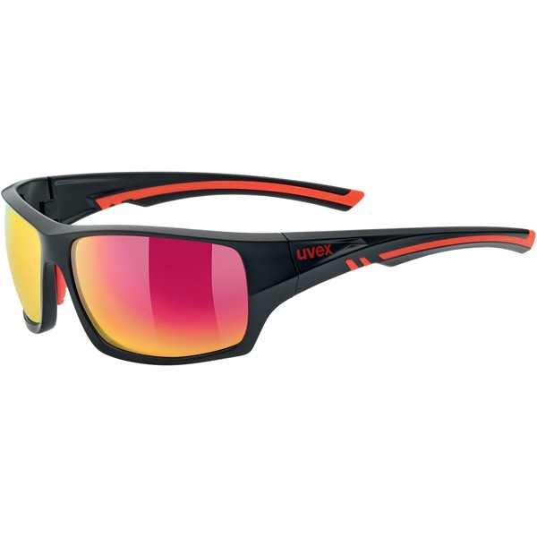 [S5309802330] GAFAS UVEX SPORTSTYLE 222 POLA BLACK MAT RED
