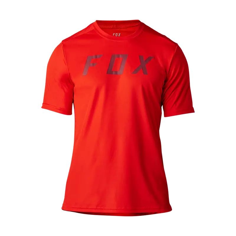 [30650-110_B02_] CAMISETA FOX RANGER MOTH RACE RED FLOUR (S)