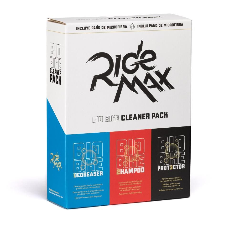 [RM0001001] KIT RIDEMAX LIMPIADOR, DESENGRASANTE Y CERA
