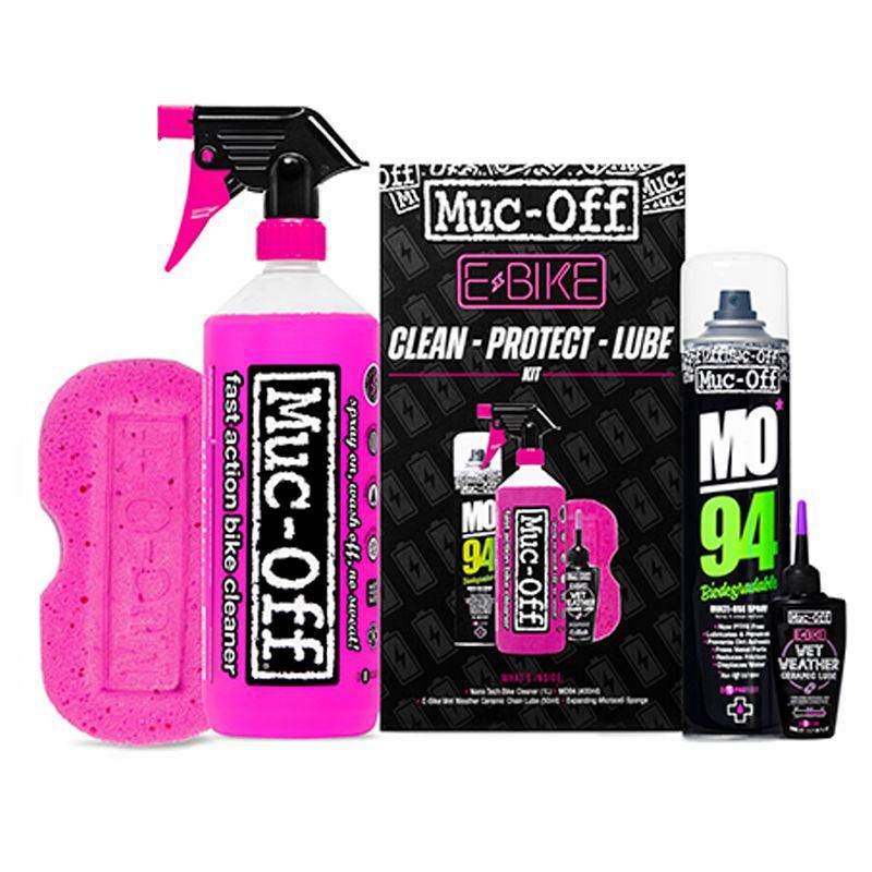 [713111] KIT MUC-OFF E-BIKE LIMPIA/ PROTECCION Y LUBRICA