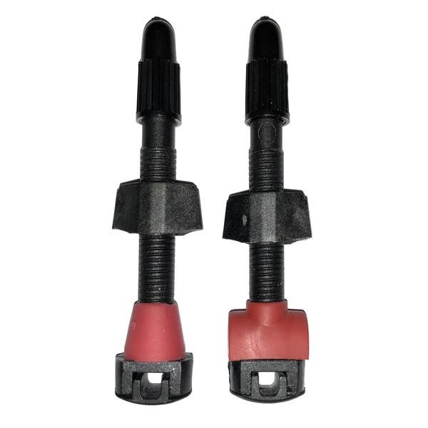 VALVULA TUBELESS BARBIERI 45MM ALUM. NEGRO 2 UNID.