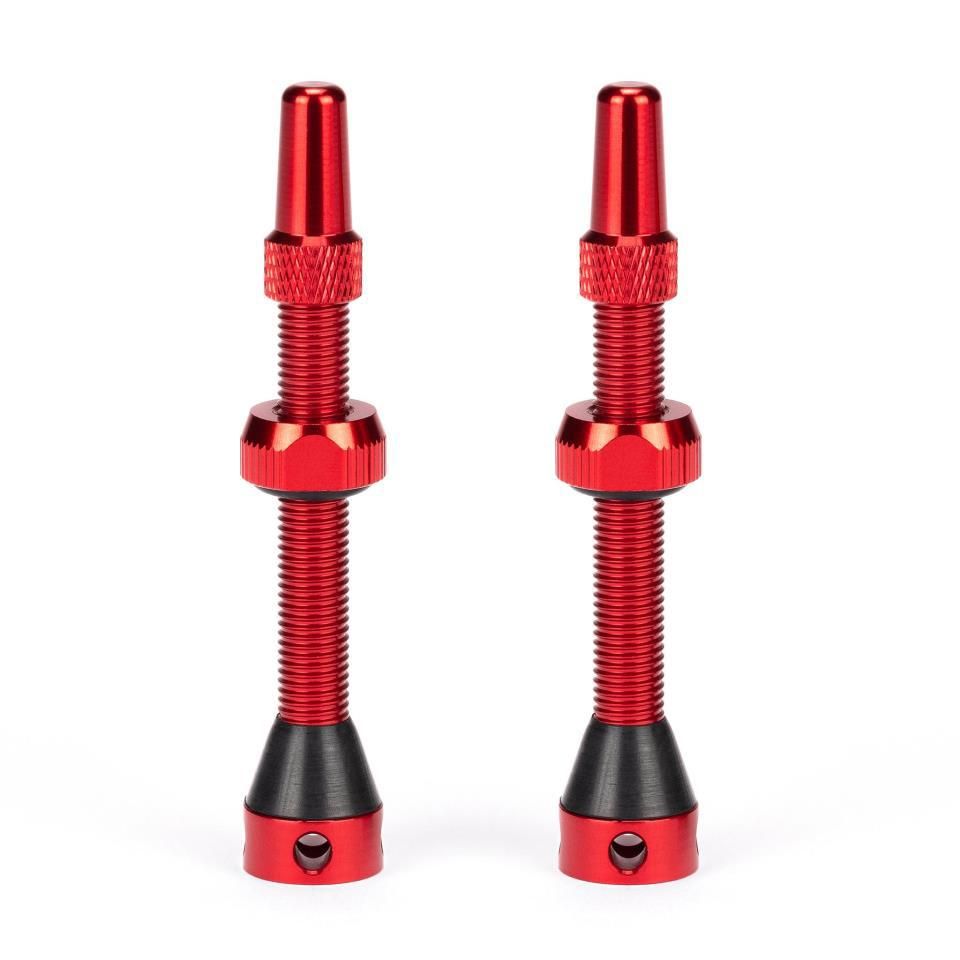 [RM0008002] VALVULA TUBELESS RIDEMAX ALUM. 50mm ROJO