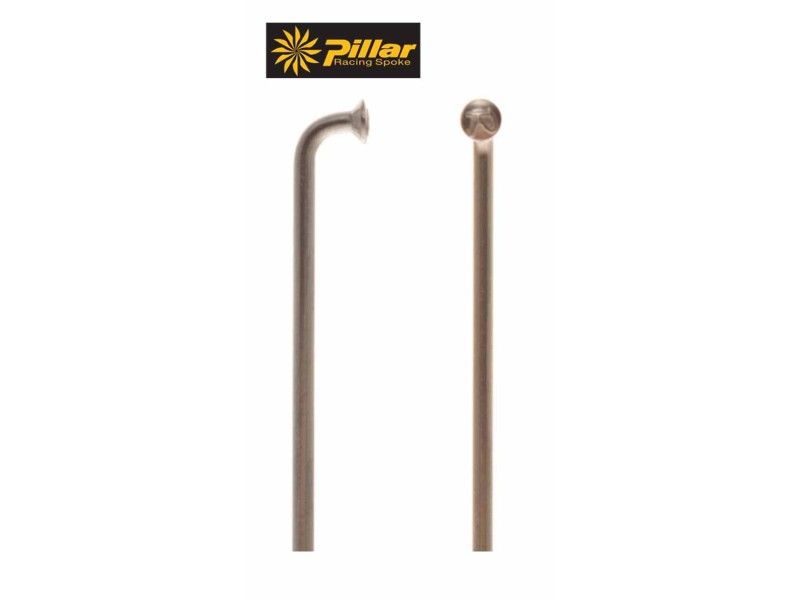 [P-P14SJ] RADIO PILLAR 2.0 x 260mm PLATA