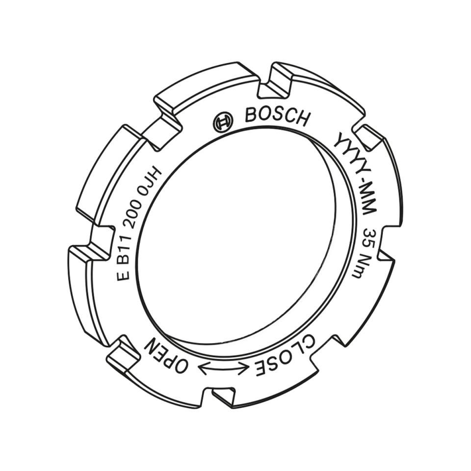 [2124196] ANILLO DE BLOQUEO PLATO/BOSCH SMART SYSTEM/EBIKE 2