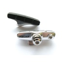 ZAPATAS XLC BS-R02 55mm  NEGRO/PLATA 4 UNID.