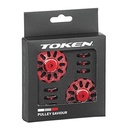 Set de roldanas TOKEN 'All in 1' rojo, diferentes