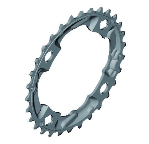 [1PL98040] PLATO 30D SHIMANO FC-M3000 ACERA (40/30/22) 9V