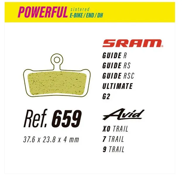 [POW659] PASTILLAS LESS 659 POWERFULL SRAM