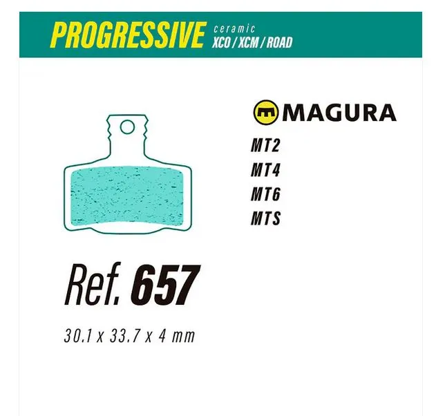 [PRO657] PASTILLAS LESS 657 PROGRESSIVE MAGURA (OEM)
