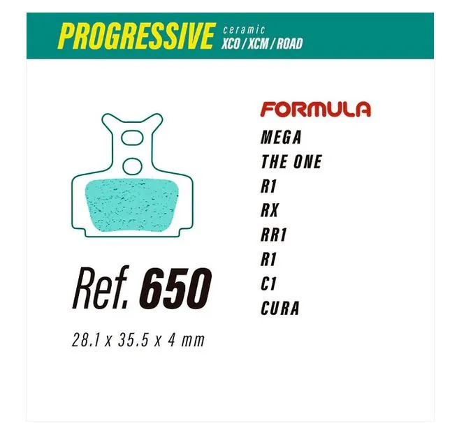 PASTILLAS LESS 650 PROGRESSIVE FORMULA (OEM)