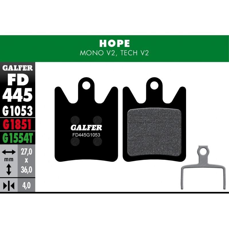 PASTILLAS GALFER HOPE MONO V2 / TECH V2 STANDARD