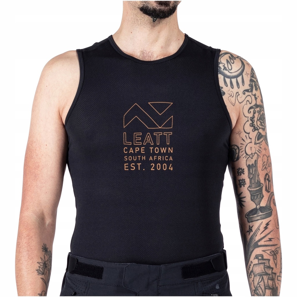 Camiseta LEATT Interior sin Mangas Negro