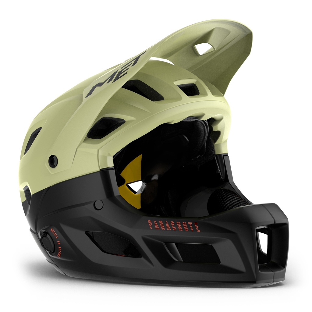 Casco Met Parachute Mcr Mips Verde Pistacho Mate