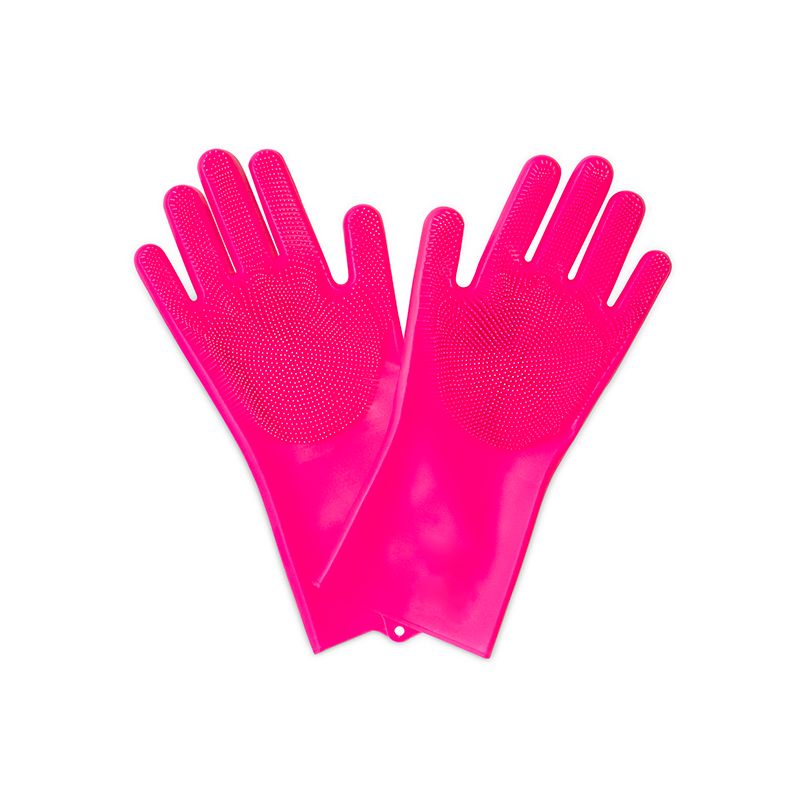 [712696] Guantes Taller Muc-Off Deep Scrubber Rosa (M)