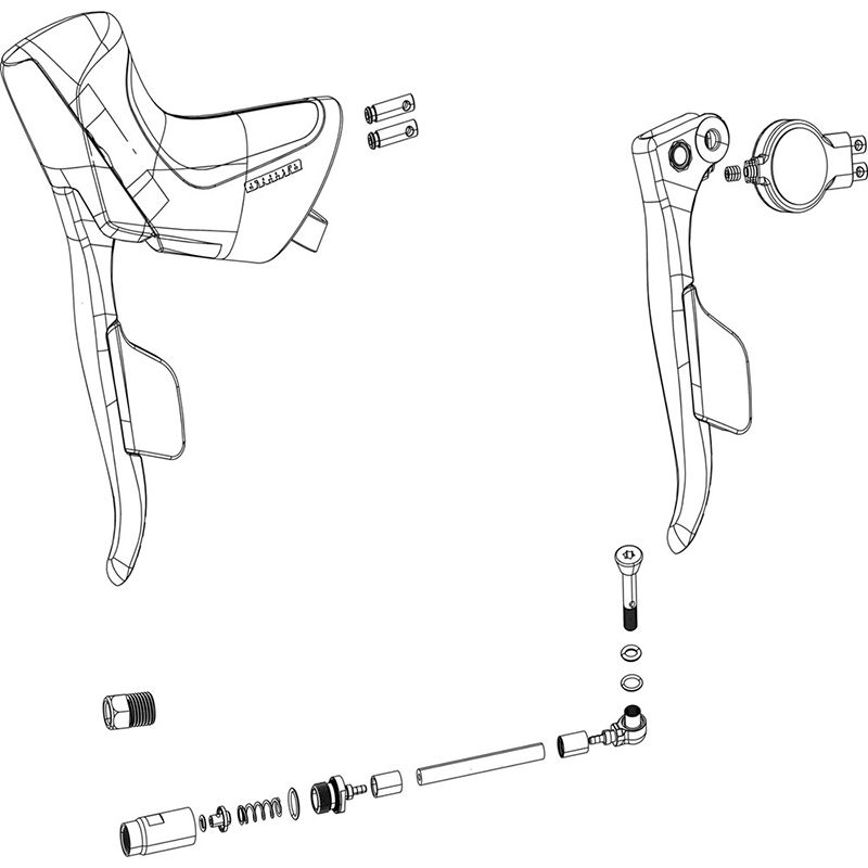 [106472] Sram Kit Leva Fr/Cam.Man. Rival Etap AXS Der.Disco