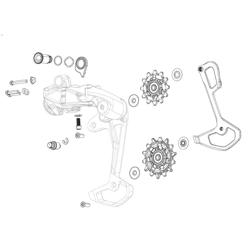 [107594] Sram Kit Pieza Aj. 2P Xxsl/XX T-Type Eagle AXS