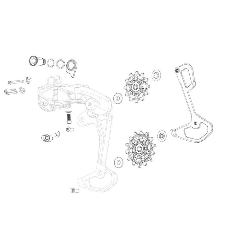 [107949] Sram Ruletas Apex Xplr AXS