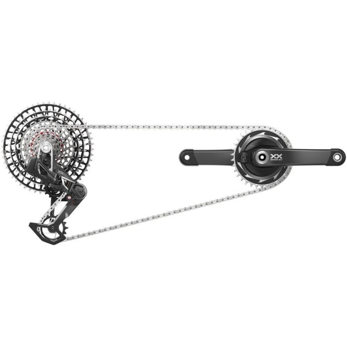 [109312] Grupo Sram XX SL T-Type Eagle AXS DUB Pod Dm 170 34D (OEM)