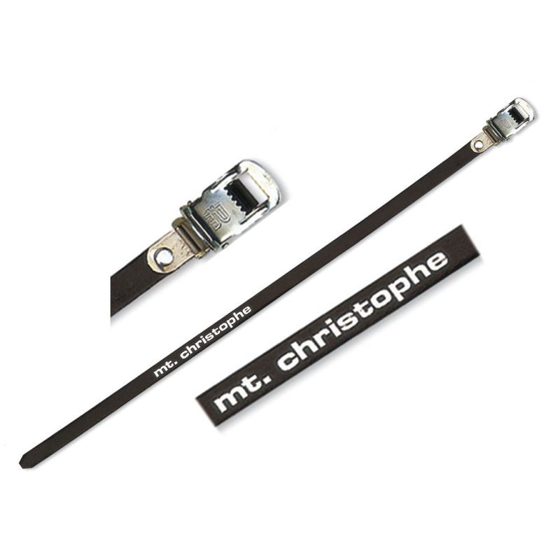 [26546] Pedales Zefal Correas Fibra MTB Largas 440mm Negro