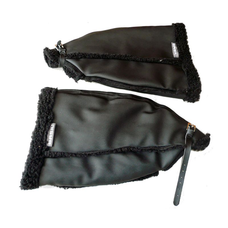 Basil Guantes Para Manillar Calentadores Negro